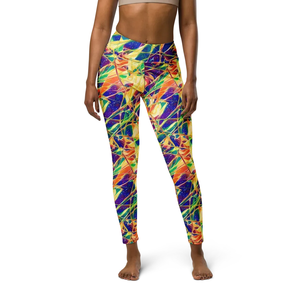 Solar Prism on Yoga Leggings — Front