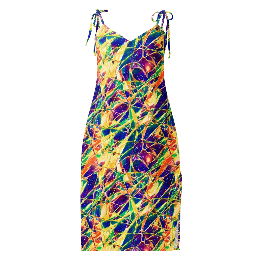 Solar Prism on Slip Dress — Front