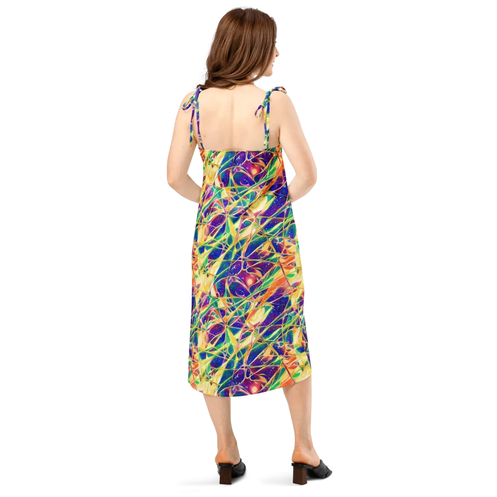 Solar Prism on Slip Dress — Back