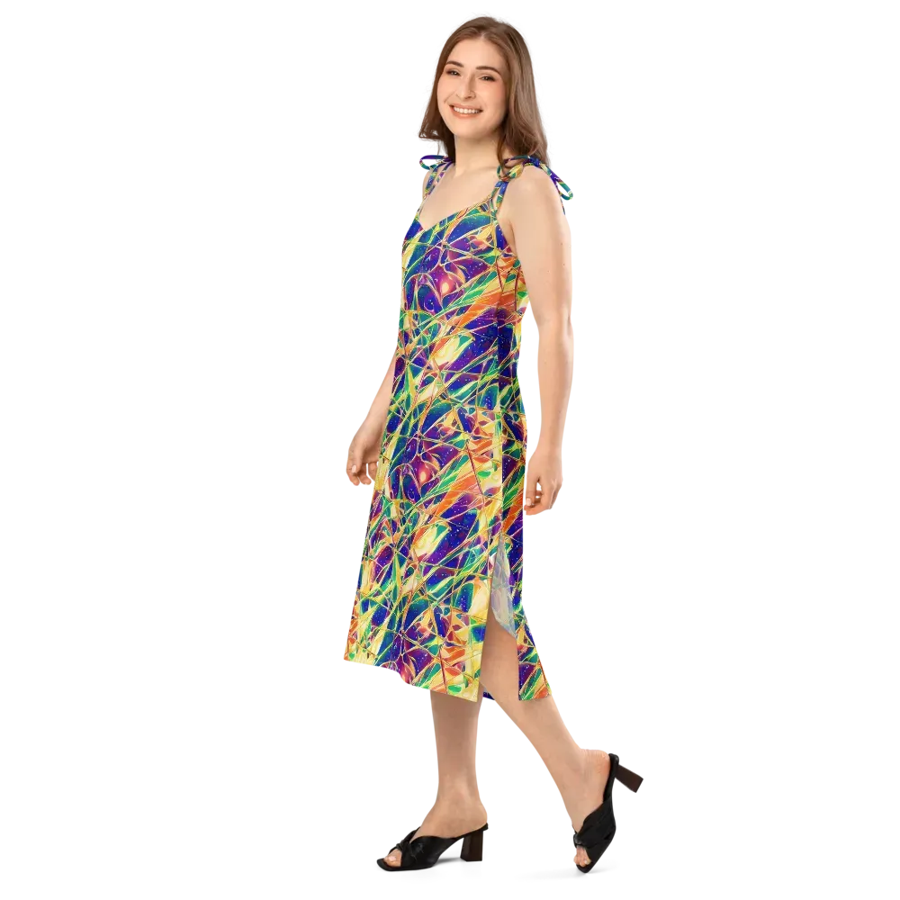 Solar Prism on Slip Dress — Left Front