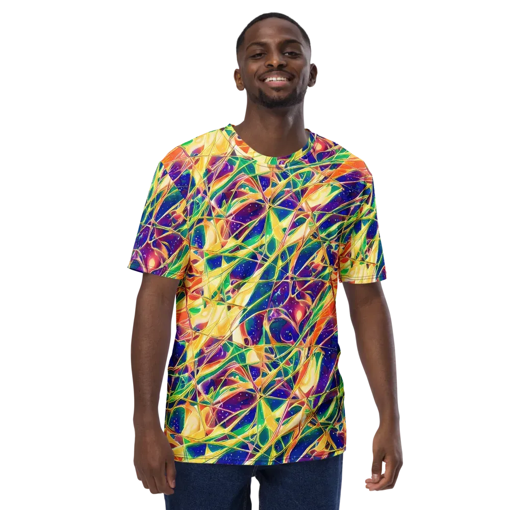 Solar Prism on Men's Crew Neck T-Shirt — Front