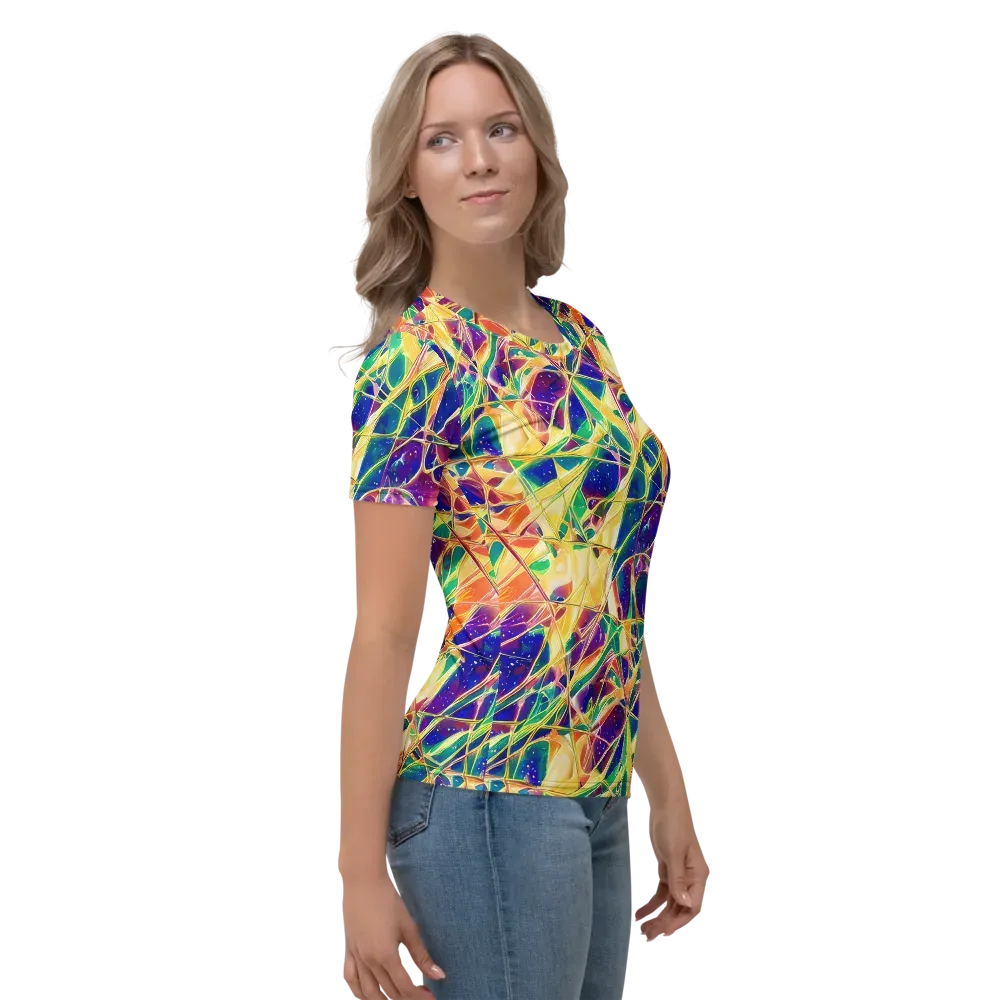 Solar Prism on Women's Crew Neck T-Shirt — Right