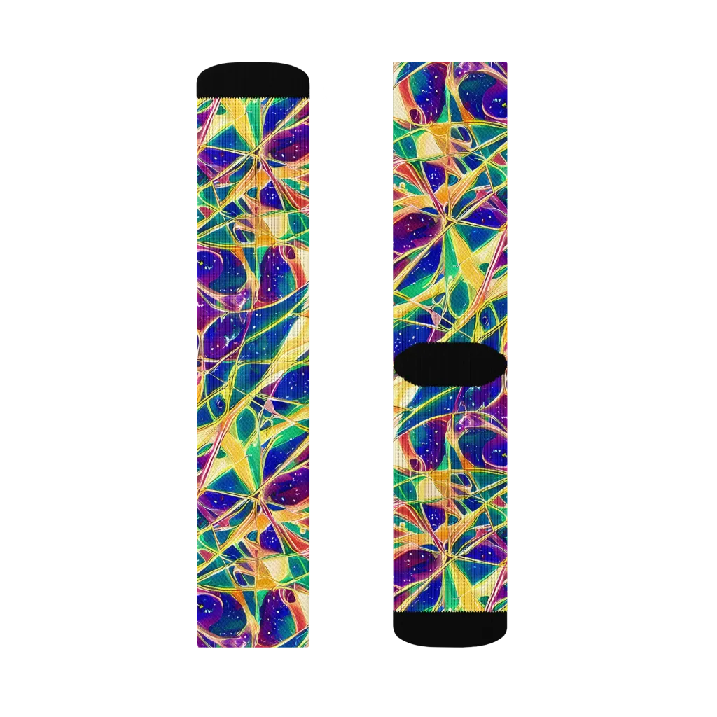 Solar Prism on Socks — Right Sock