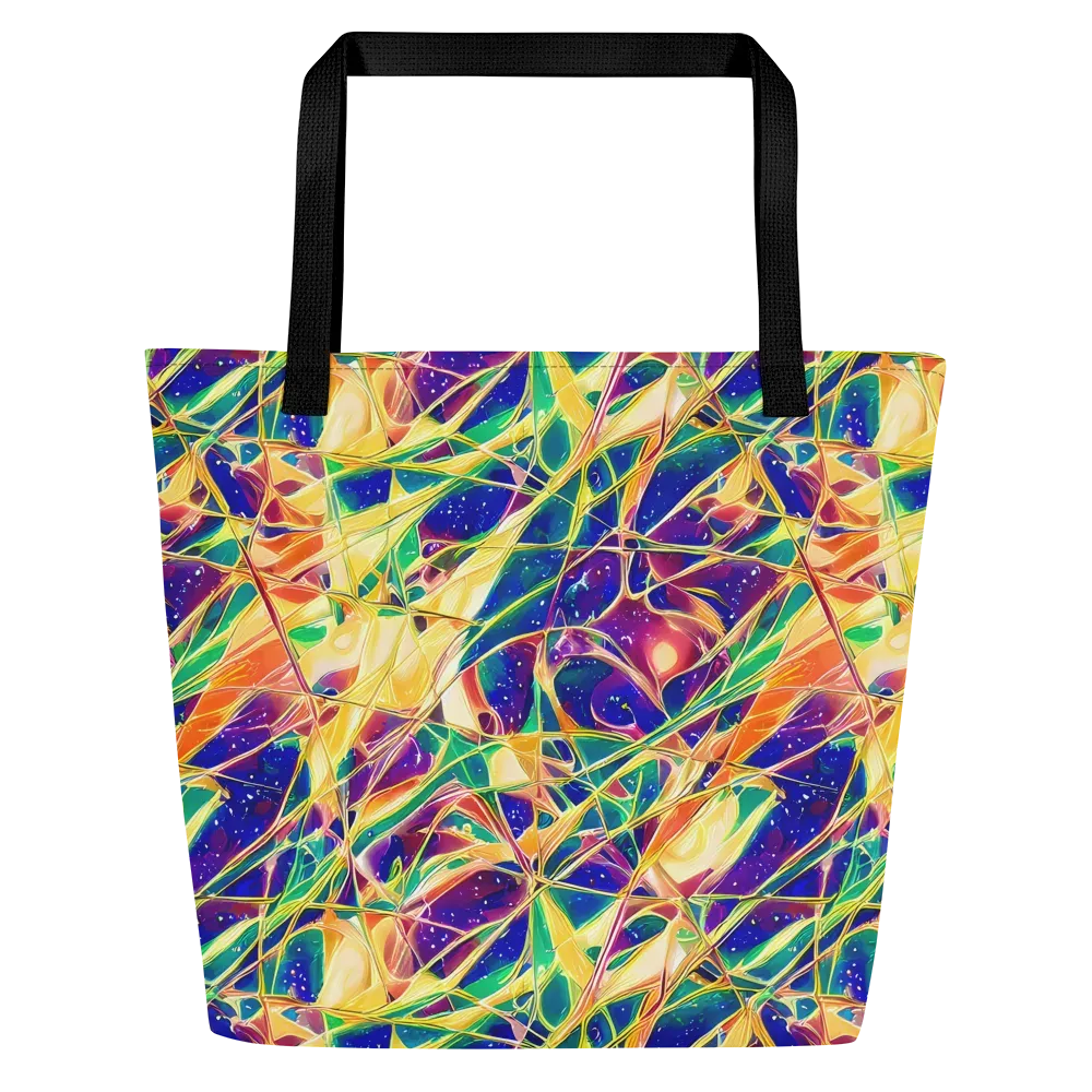 Solar Prism on Large Tote Bag W/ Pocket — Front