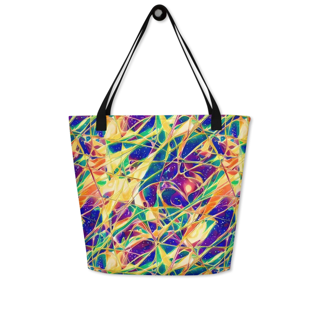 Solar Prism on Large Tote Bag W/ Pocket — Front