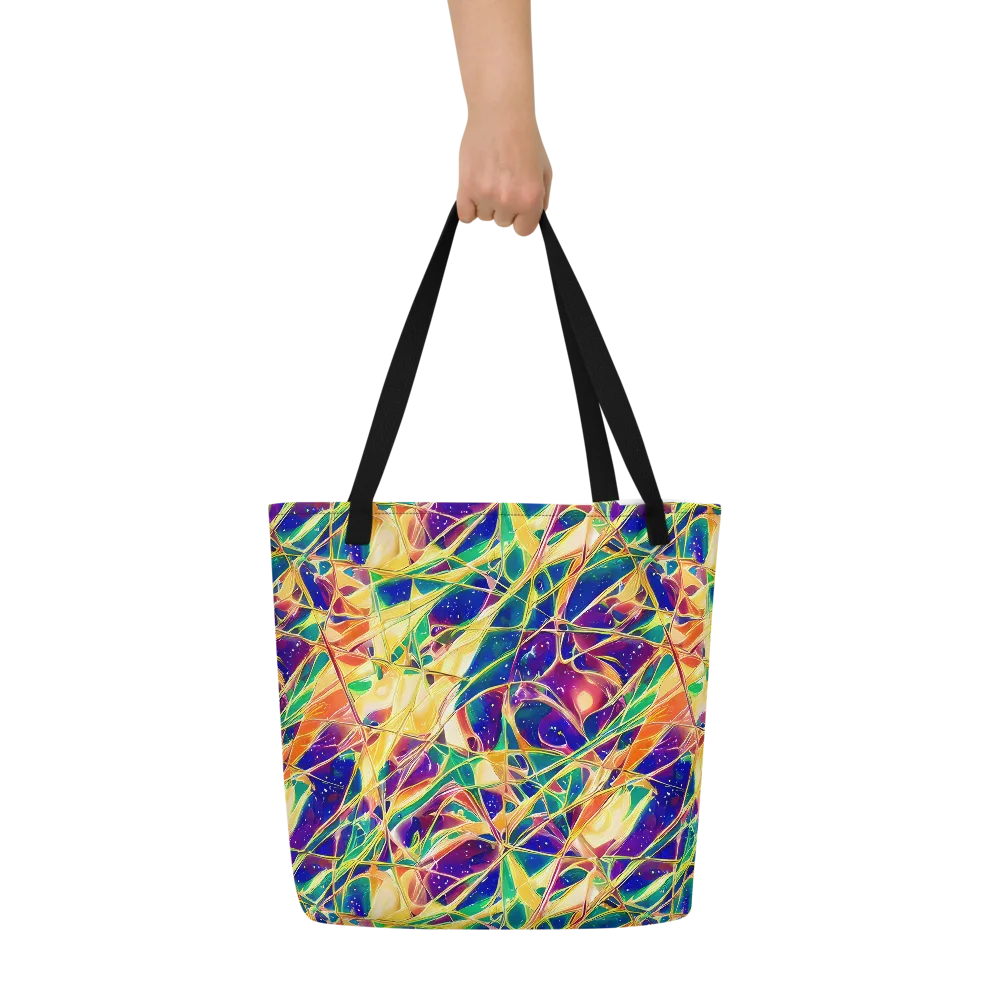 Solar Prism on Large Tote Bag W/ Pocket — Front