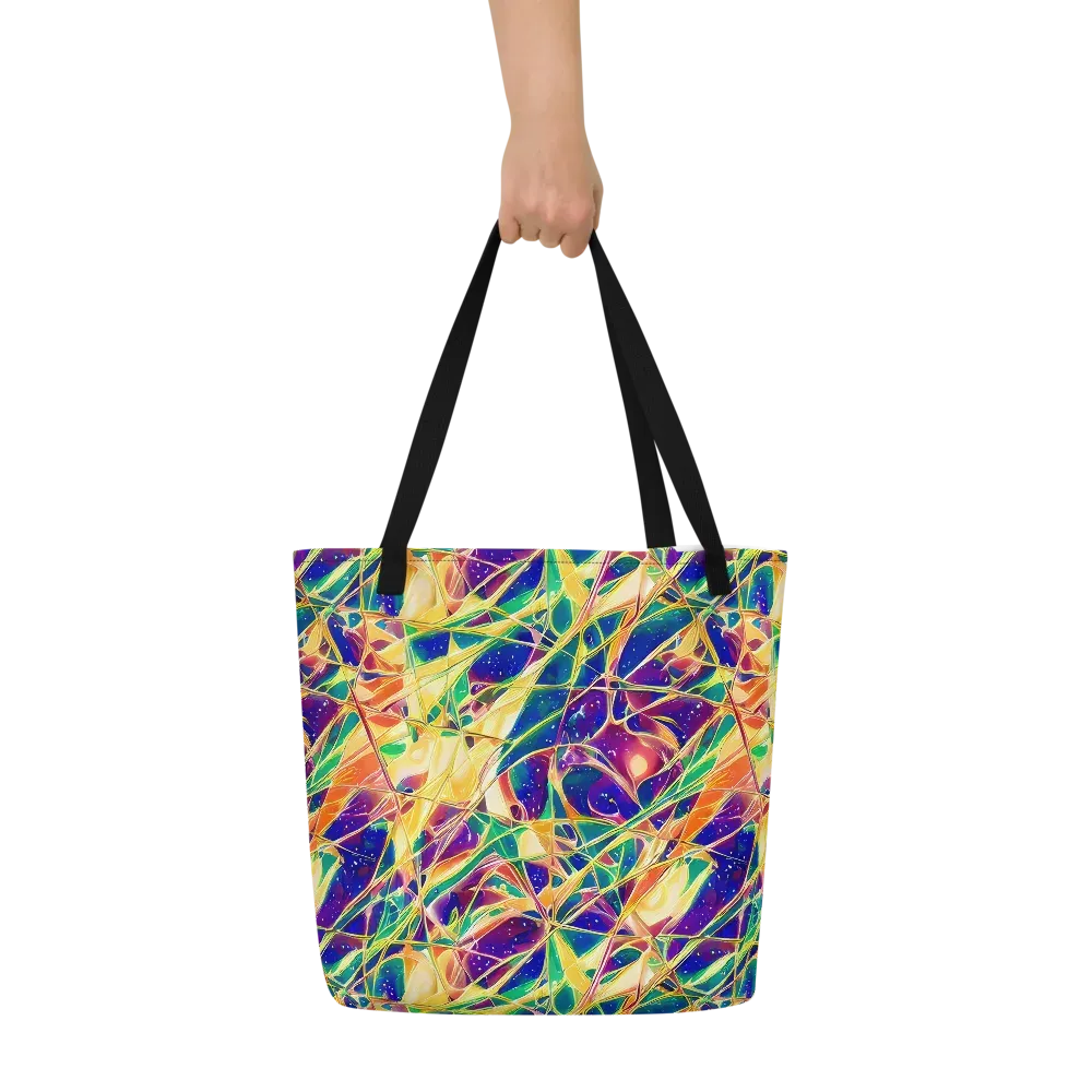 Solar Prism on Large Tote Bag W/ Pocket — Front