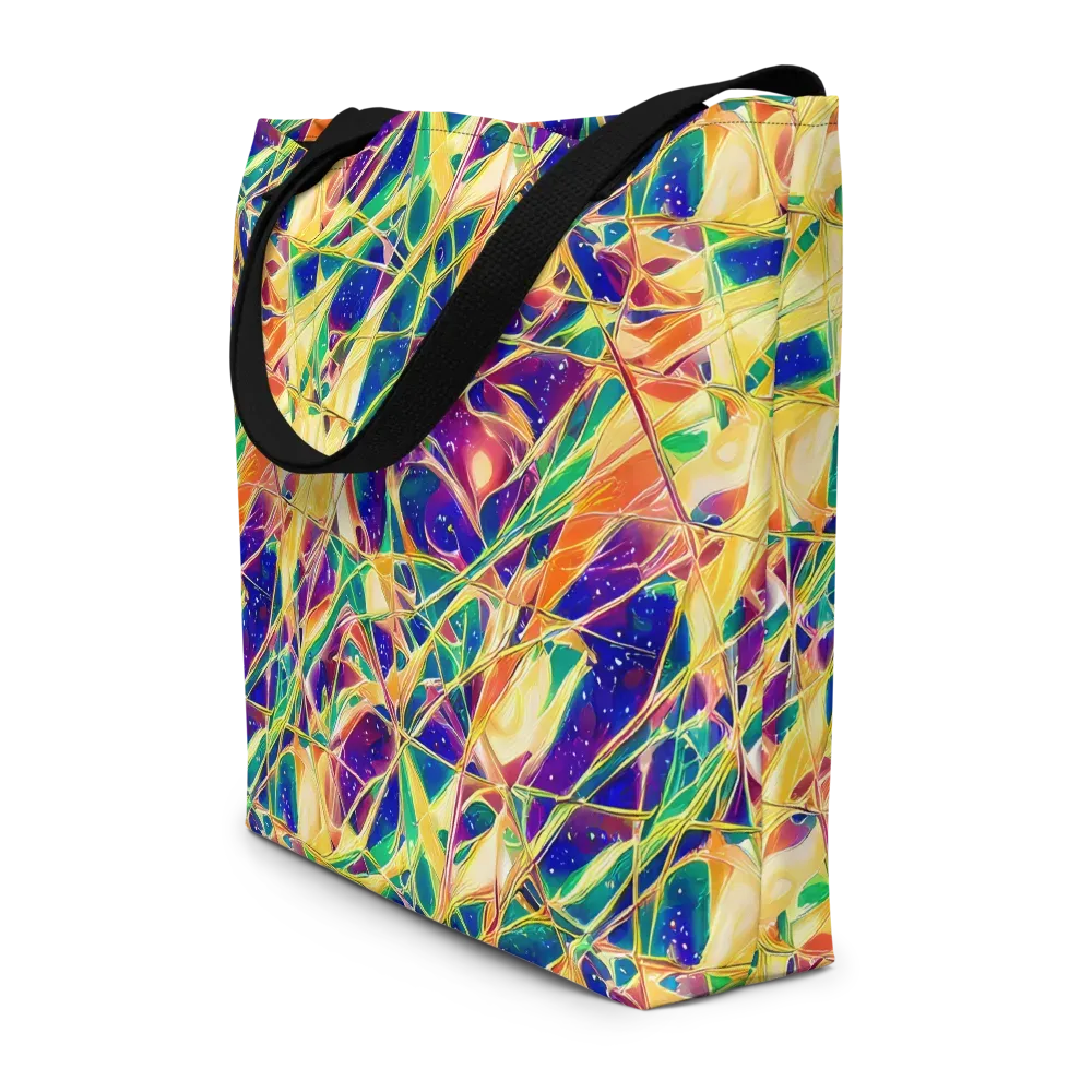 Solar Prism on Large Tote Bag W/ Pocket — Front