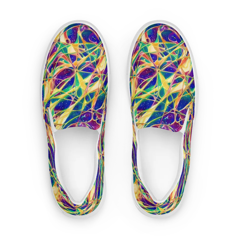Solar Prism on Women's Slip-On Canvas Shoes — Front