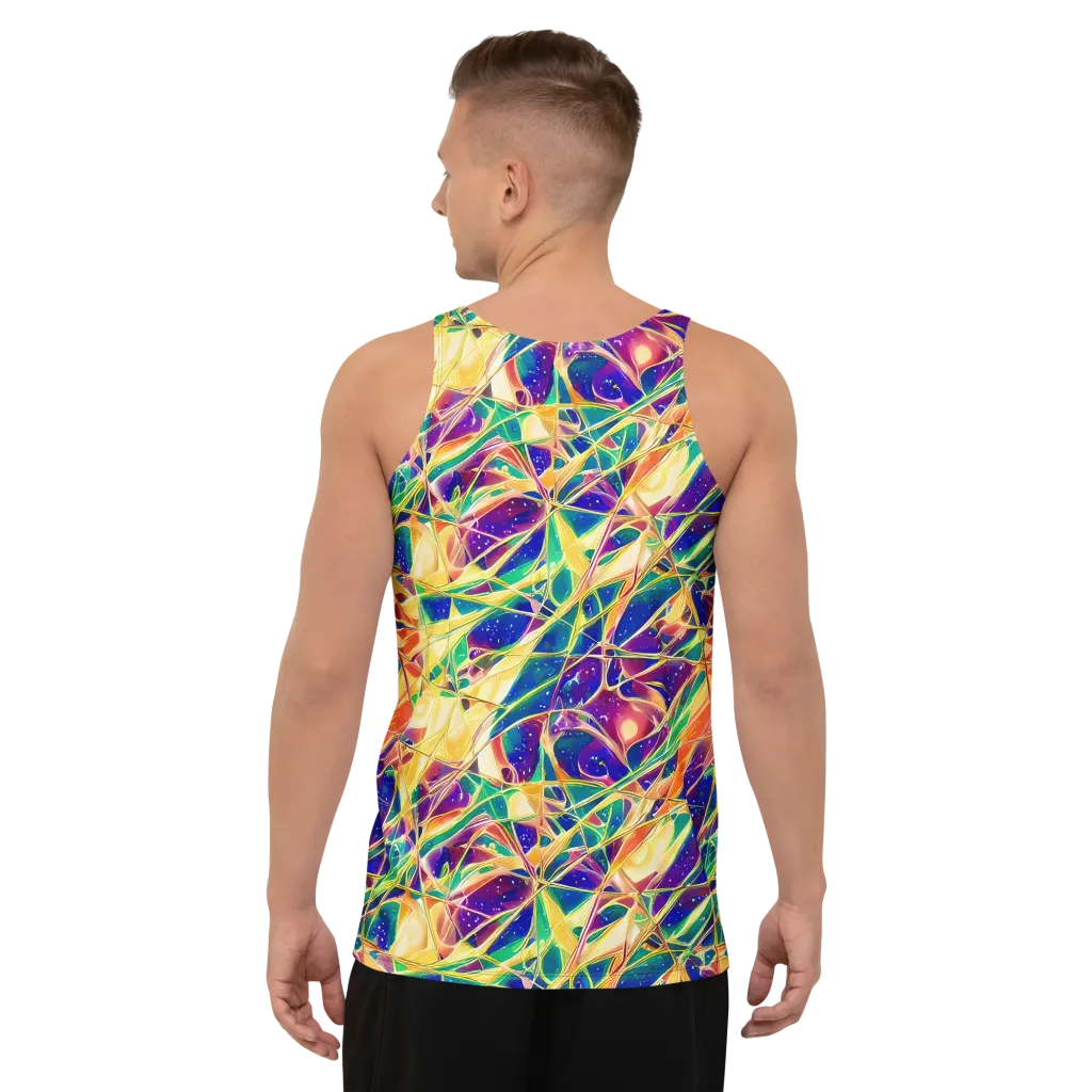 Solar Prism on Men's Tank Top — Back