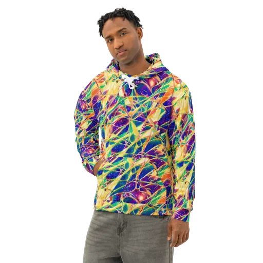 Solar Prism on a Cotton Hoodie