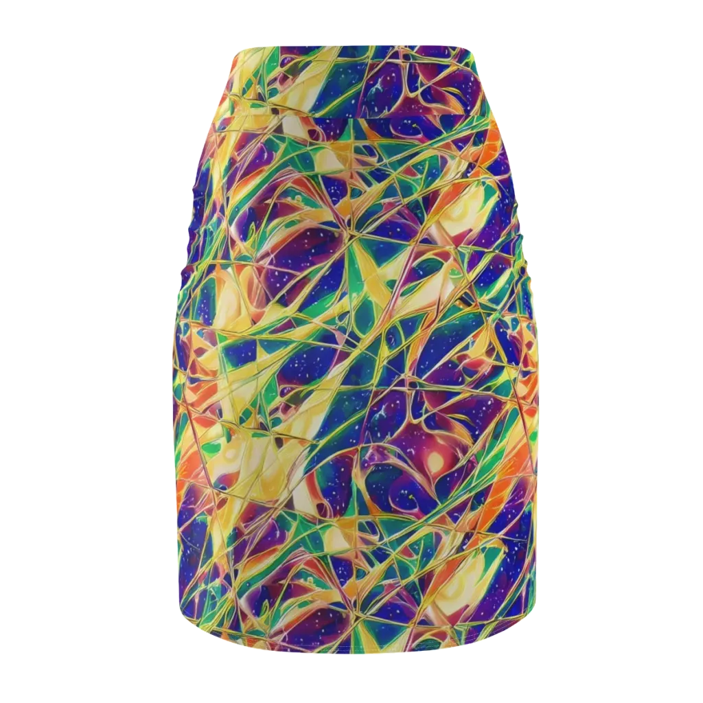 Solar Prism on Pencil Skirt — Back