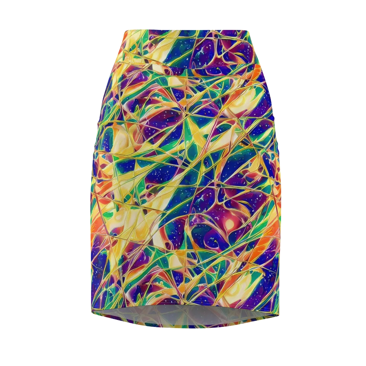 Solar Prism on Pencil Skirt — Front