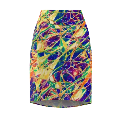 Solar Prism on a Pencil Skirt