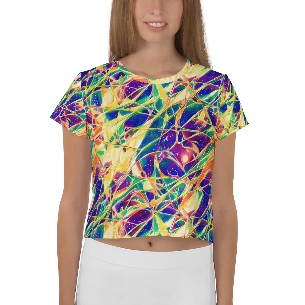 Solar Prism on Crop Tee — Front