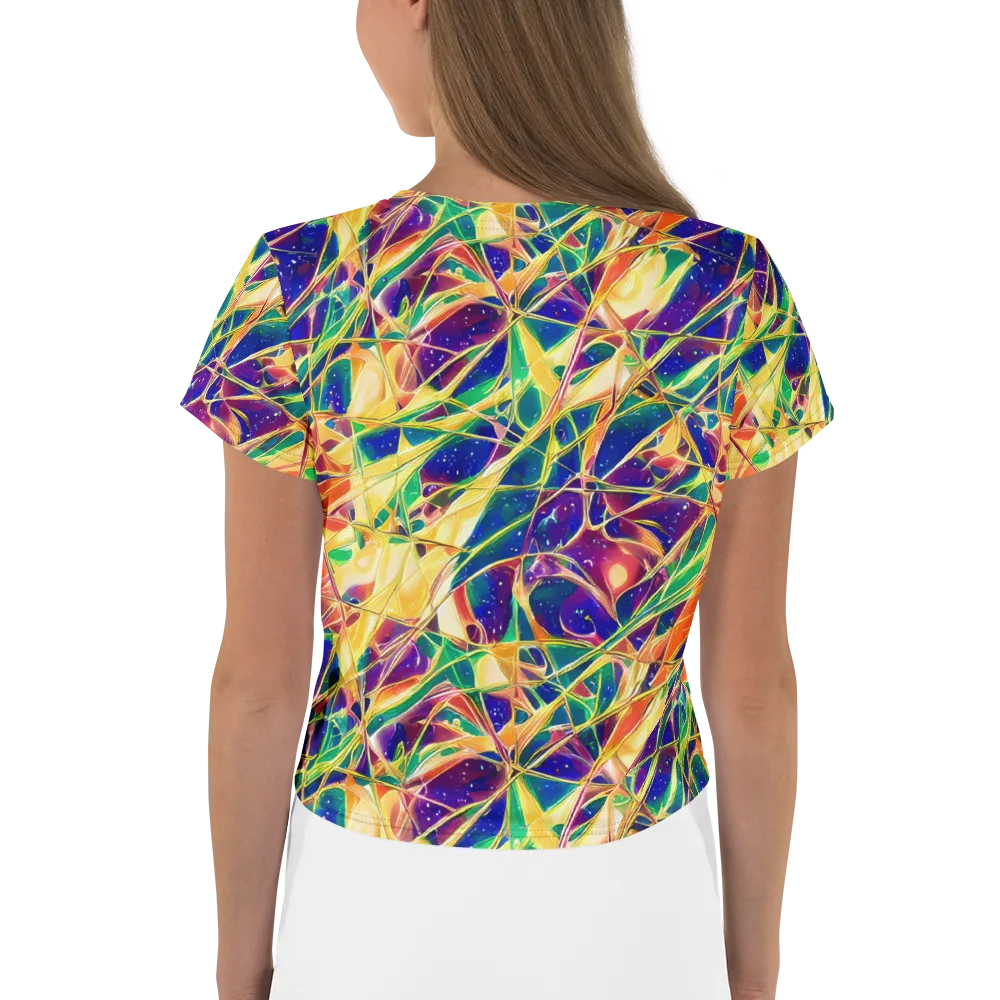 Solar Prism on Crop Tee — Back