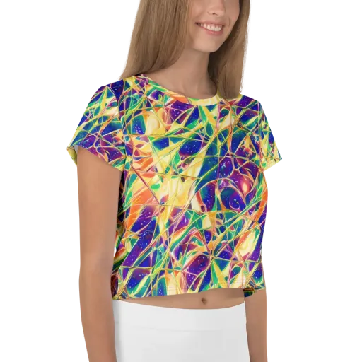 Solar Prism on a Crop Tee
