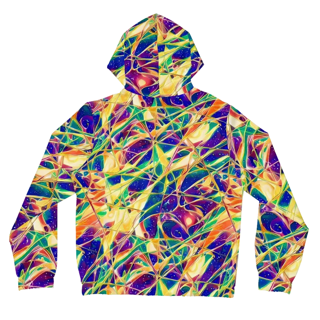 Solar Prism on Women's Full-Zip Hoodie — Back