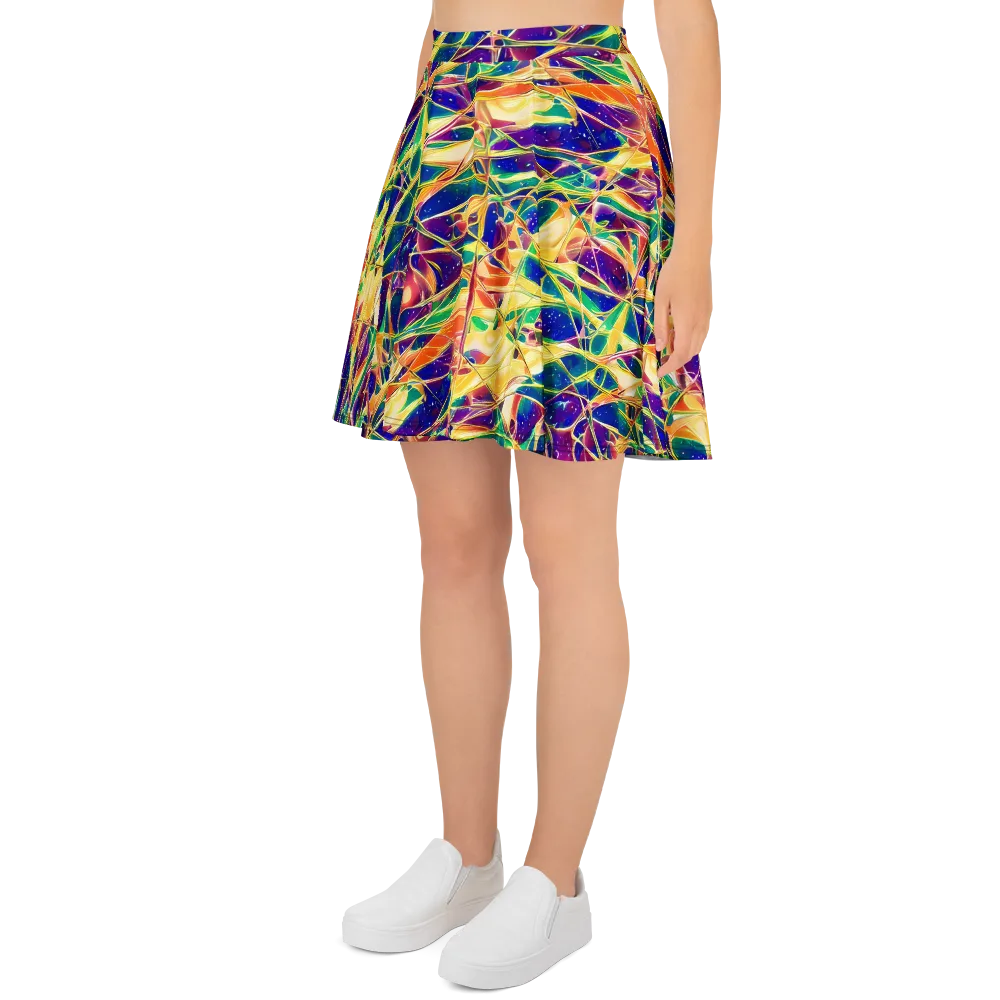 Solar Prism on Skater Skirt — Left