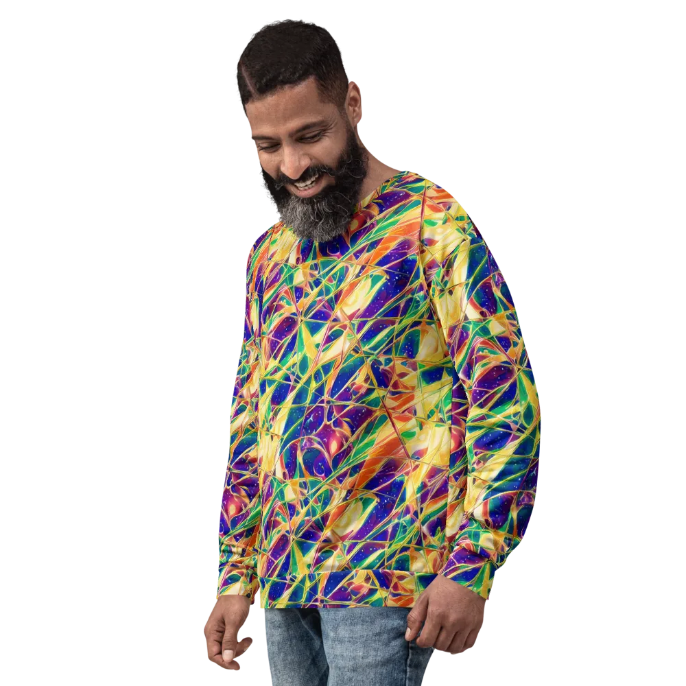 Solar Prism on Sweatshirt — Left Front