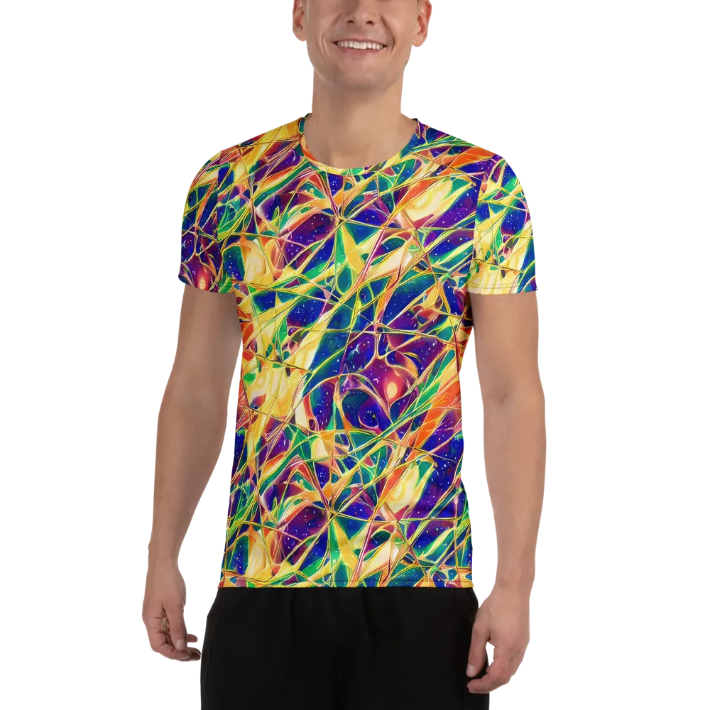 Solar Prism on Men's Athletic T-Shirt — Front