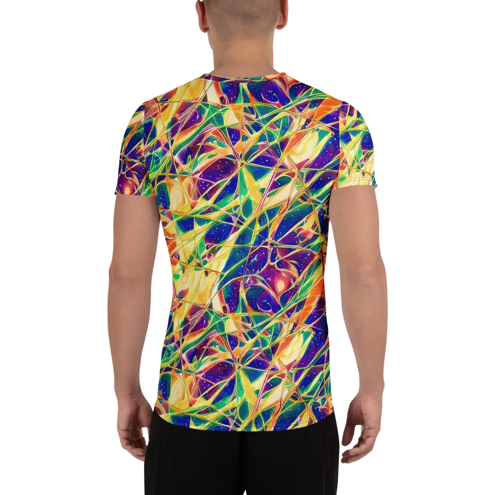 Solar Prism on Men's Athletic T-Shirt — Back