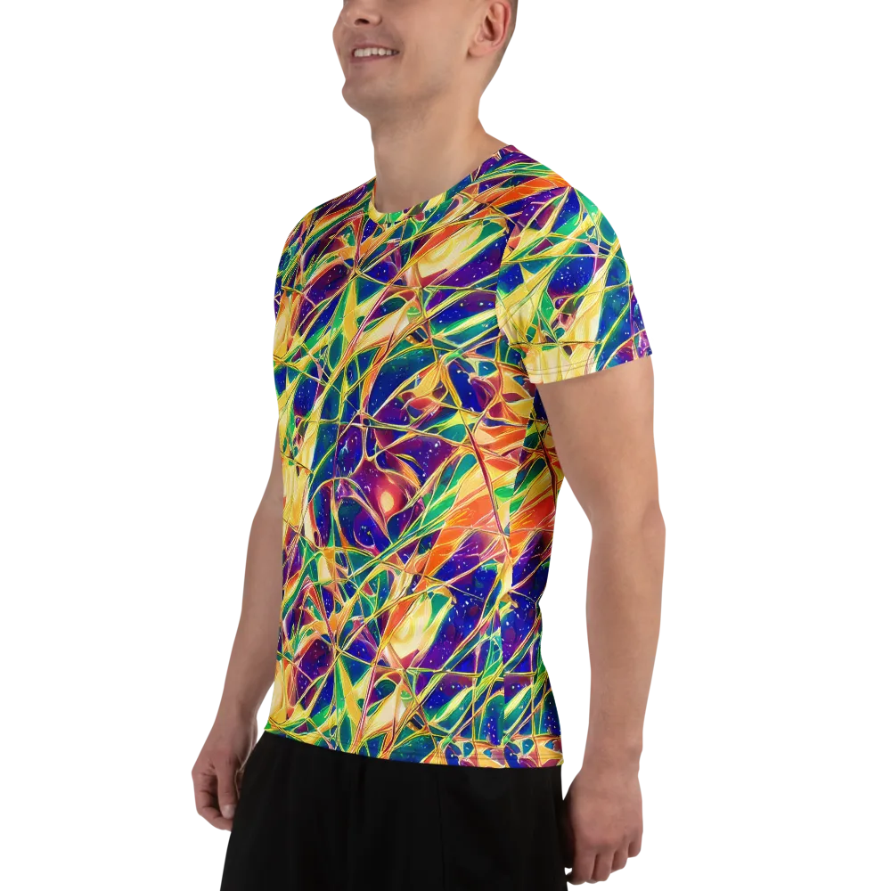 Solar Prism on Men's Athletic T-Shirt — Left