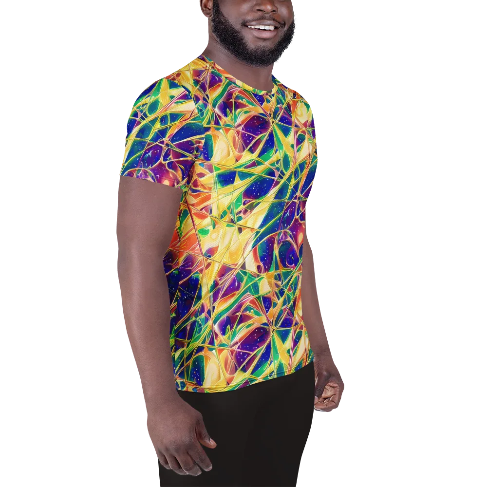 Solar Prism on Men's Athletic T-Shirt — Right