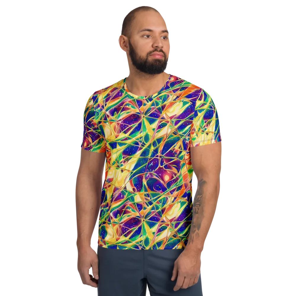 Solar Prism on Men's Athletic T-Shirt — Front