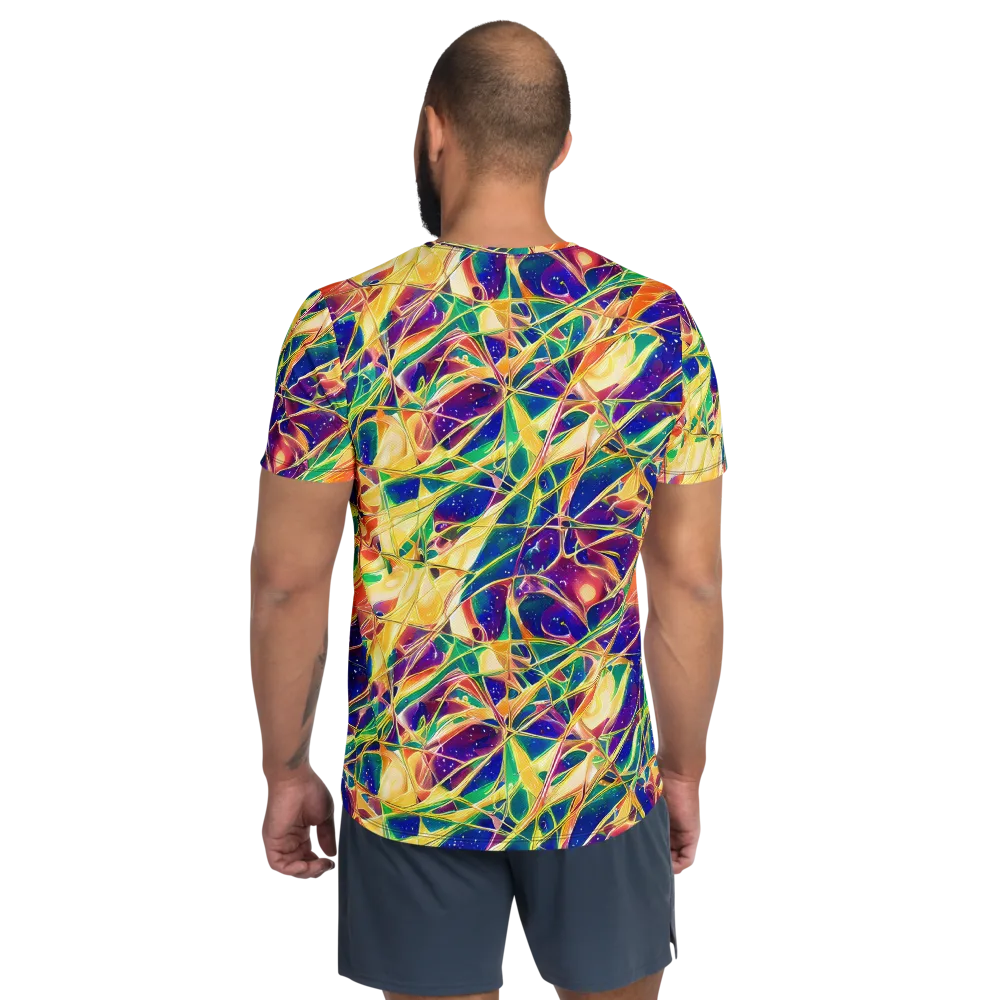 Solar Prism on Men's Athletic T-Shirt — Back
