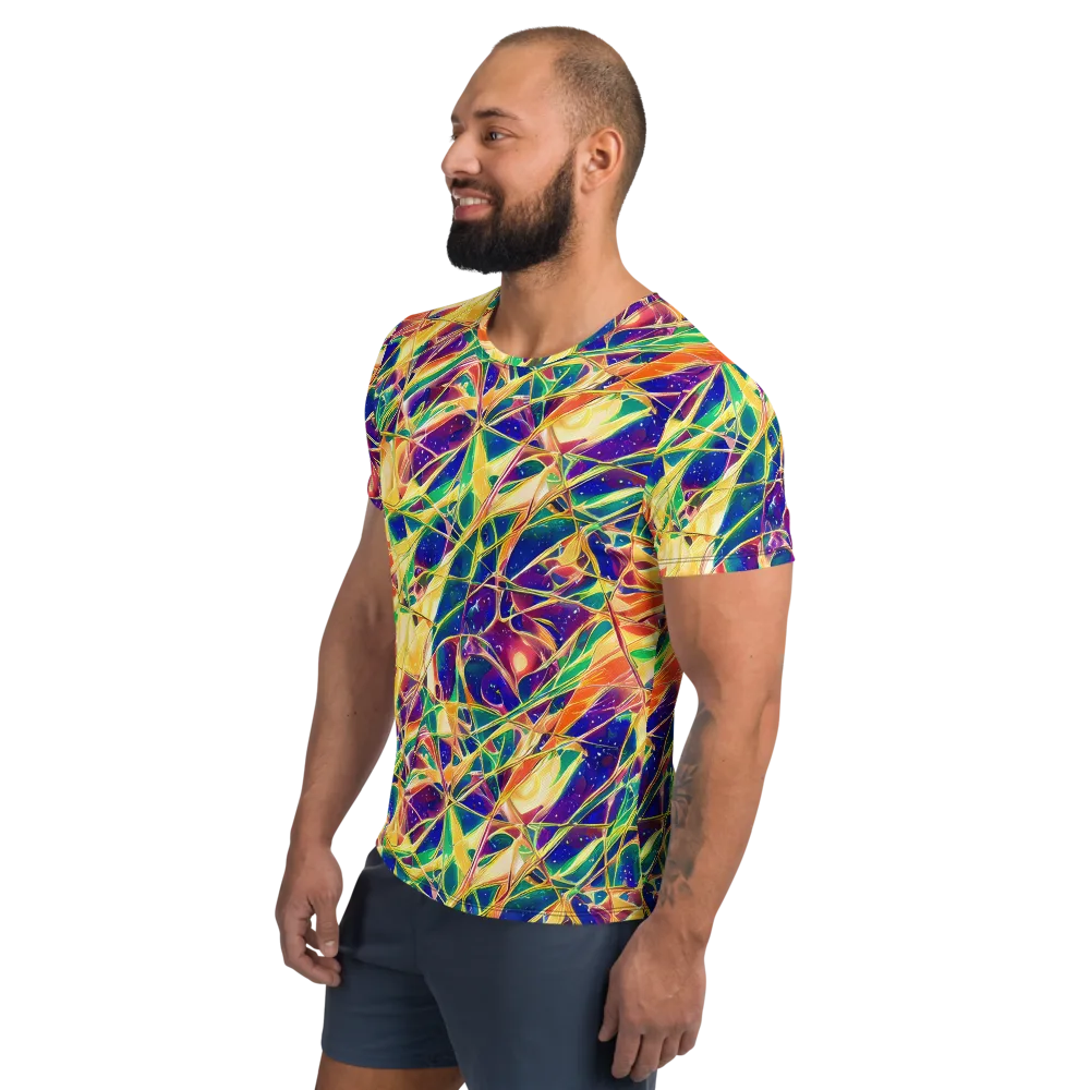 Solar Prism on Men's Athletic T-Shirt — Left