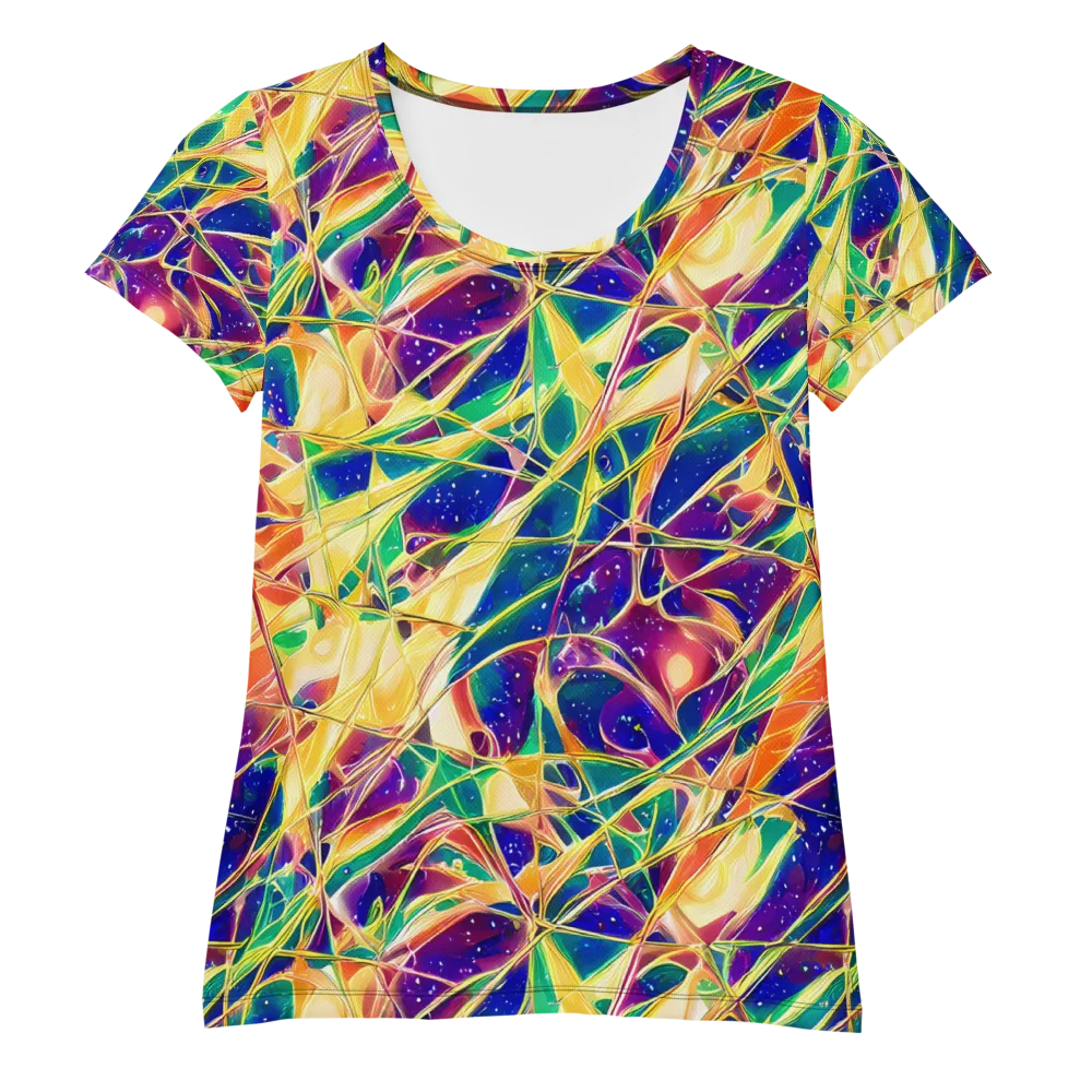 Solar Prism on Women's Athletic T-Shirt — Front