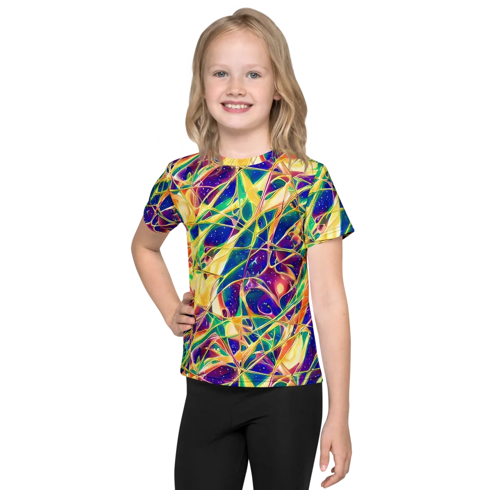 Solar Prism on Kids Crew Neck T-Shirt — Front