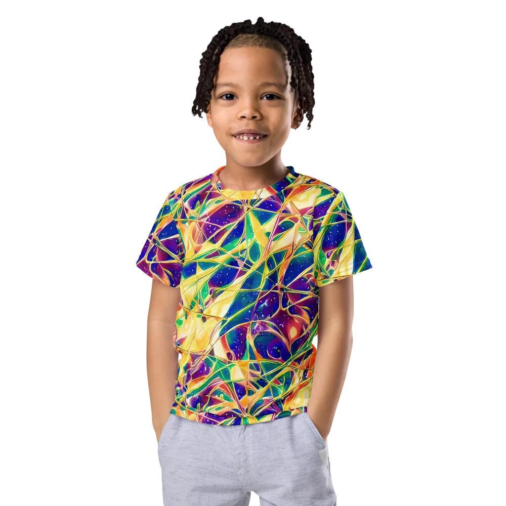 Solar Prism on Kids Crew Neck T-Shirt — Front