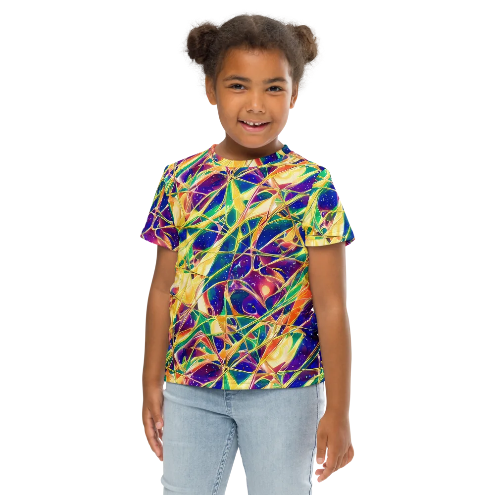 Solar Prism on Kids Crew Neck T-Shirt — Front