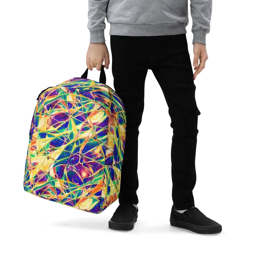 Solar Prism on Minimalist Backpack — Zoomed-in