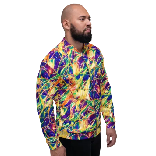 Solar Prism on a Bomber Jacket