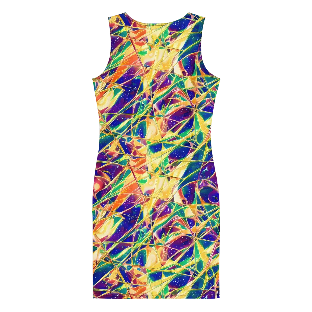 Solar Prism on Bodycon Dress — Back