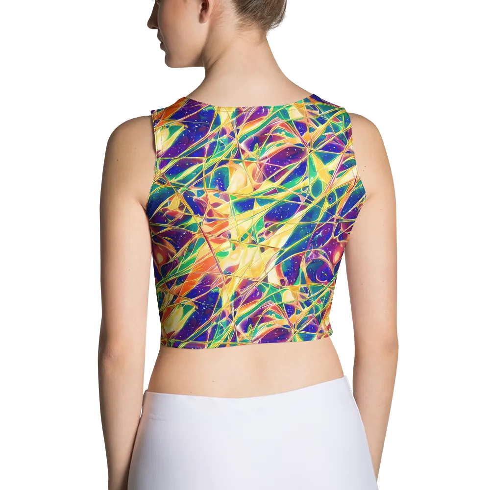 Solar Prism on Crop Top — Back