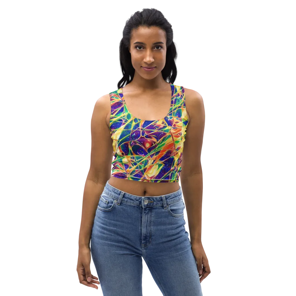 Solar Prism on Crop Top — Front