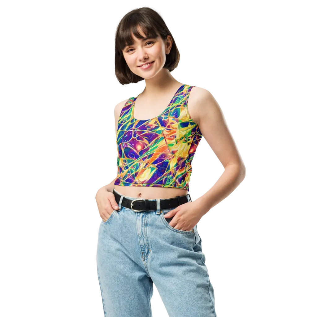 Solar Prism on Crop Top — Front