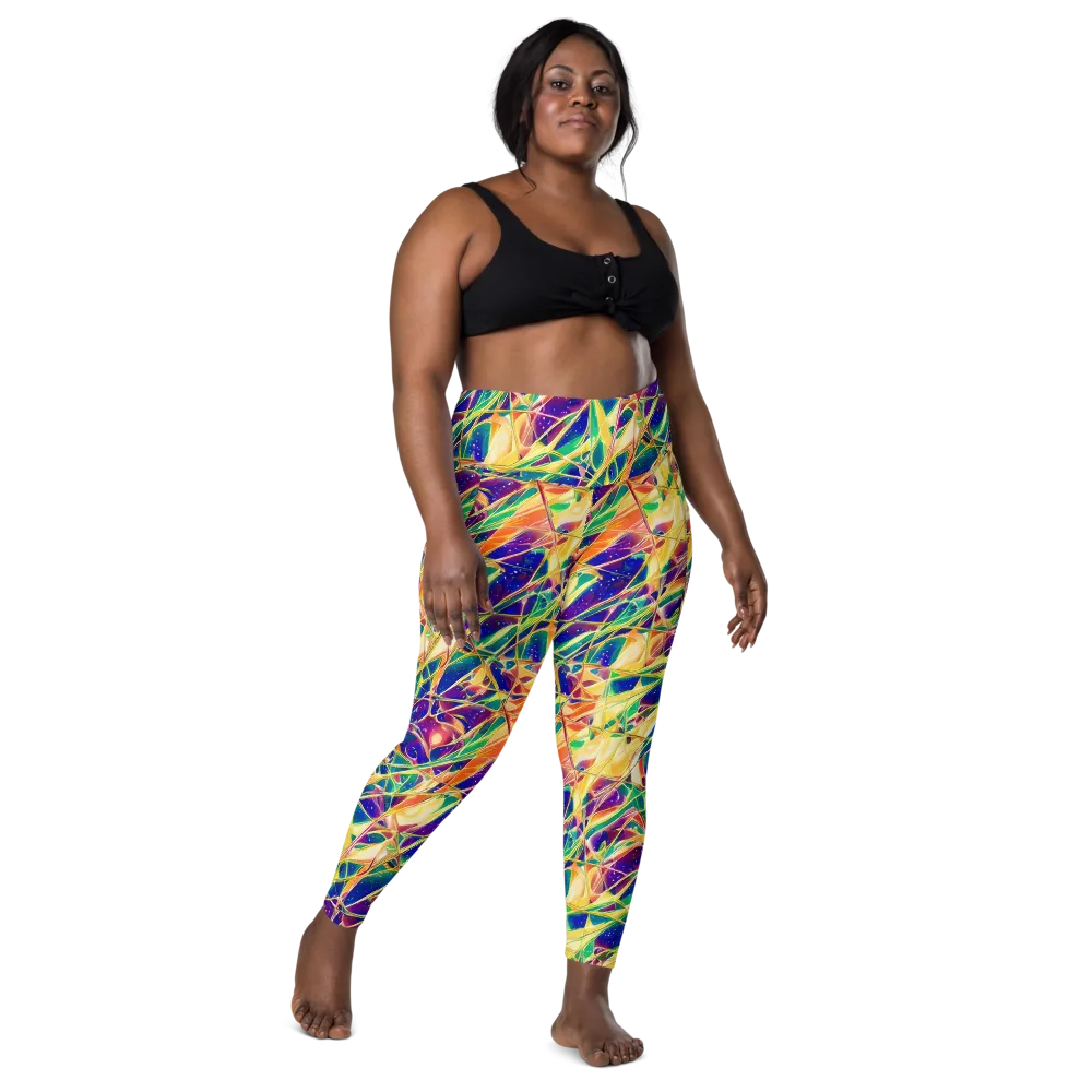 Solar Prism on Leggings with Pockets — Front