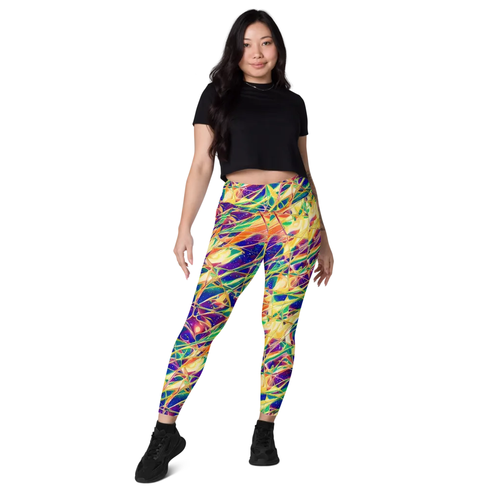 Solar Prism on Leggings with Pockets — Front