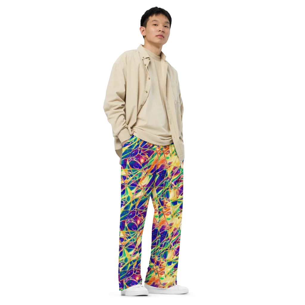 Solar Prism on Wide-Leg Pants — Right Front