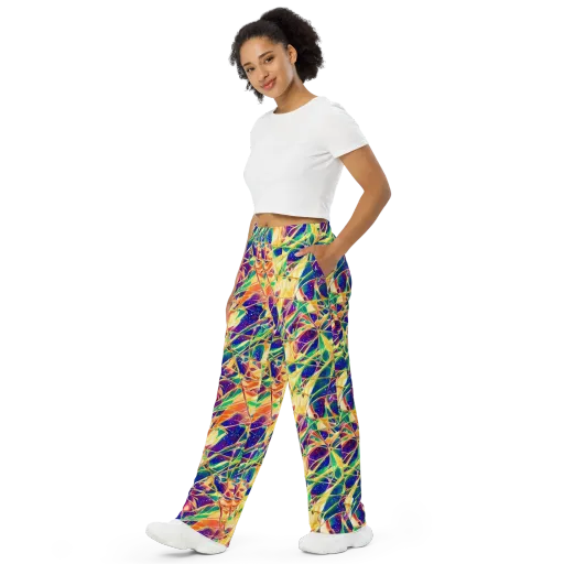 Solar Prism on a Wide-Leg Pants