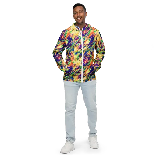 Solar Prism on a Men's Windbreaker