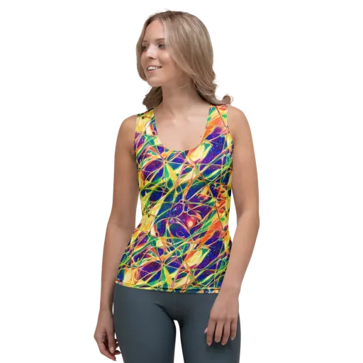 Solar Prism on a Women's Tank Top