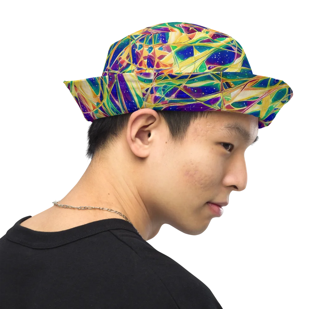 Solar Prism on Reversible Bucket Hat — Right Outside