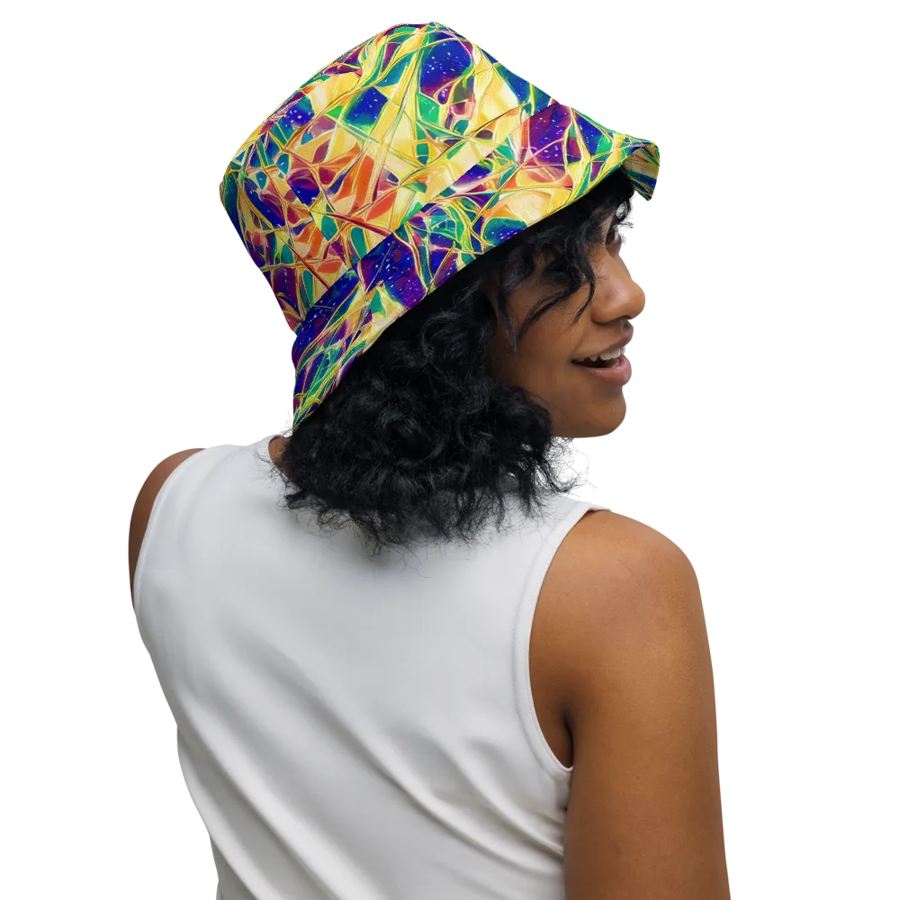 Solar Prism on Reversible Bucket Hat — Right Outside