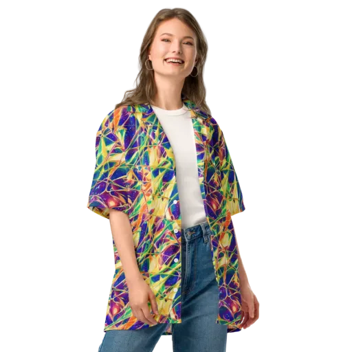 Solar Prism on a Button Shirt